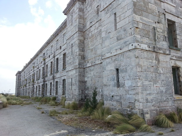 The Casemates Barracks and Prison in Bermuda