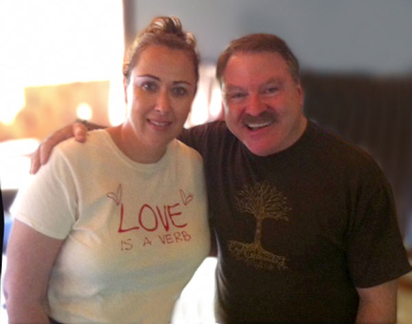 Karen Hollis with noted Medium James von Praagh